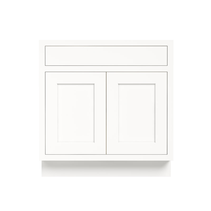 Armoire de base standard de cuisine prête à assembler l 33 po x H 34,5 po x P 25 po CASAINC, L 33 po x H 34,5 po