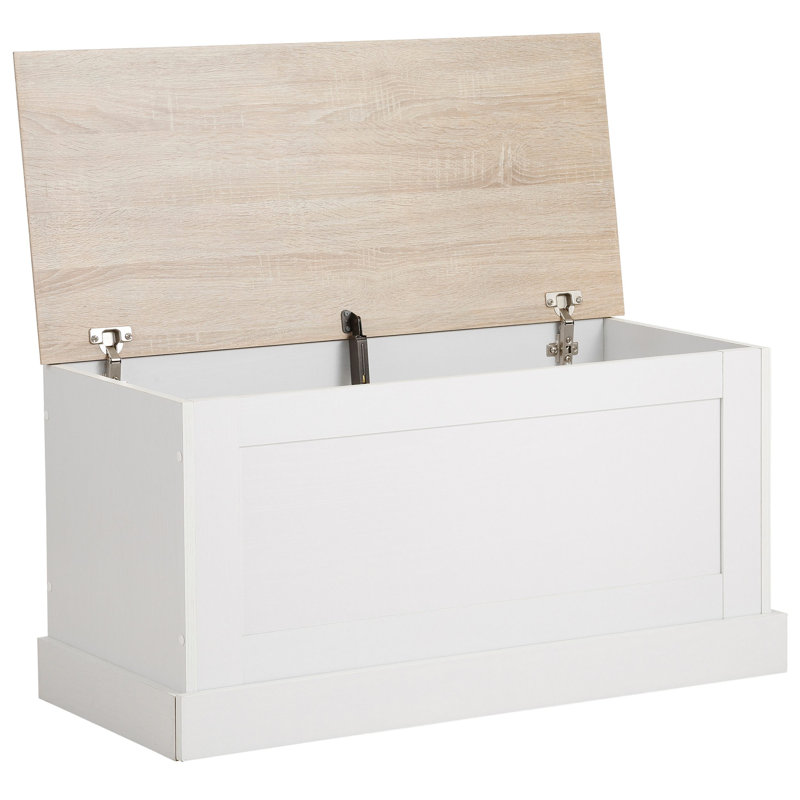Rawls Blanket Chest, White/Oak