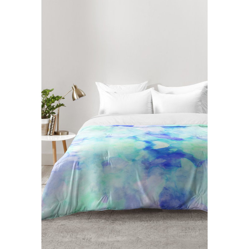 Cayenablanca Modern & Contemporary Abstract Comforter, King Comforter + 2 King Shams