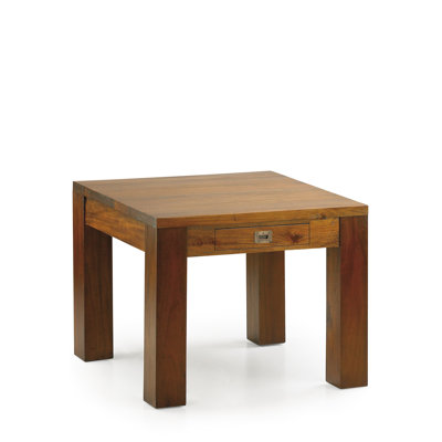 Flamingo Solid Wood End Table