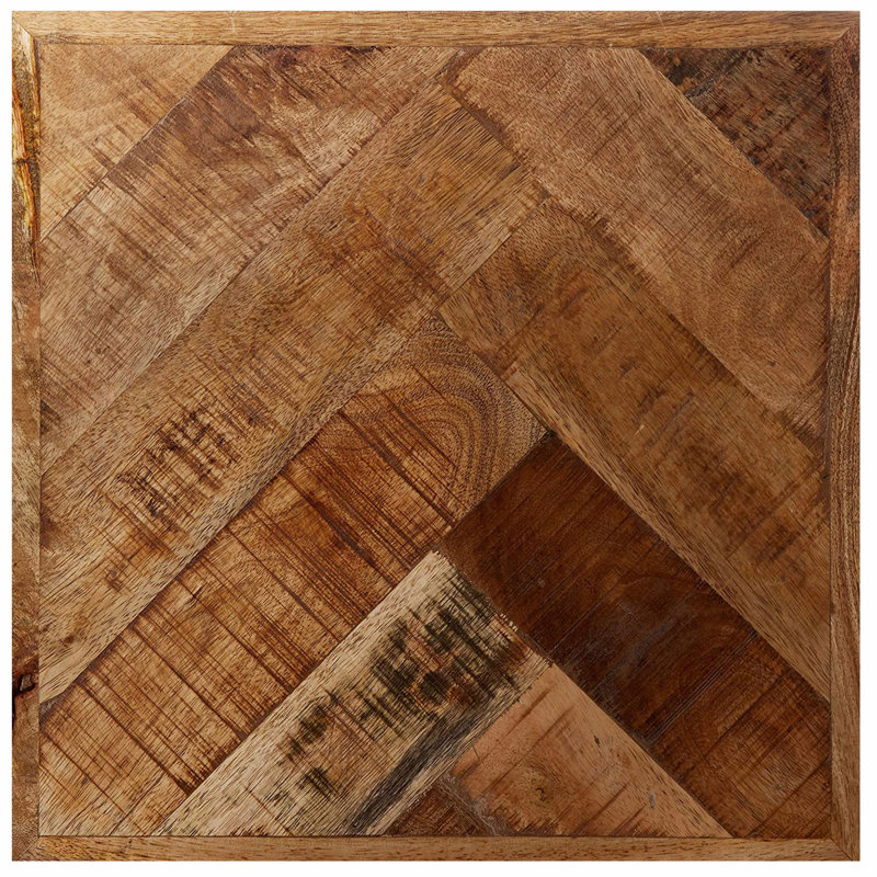 Solid Wood Top End Table