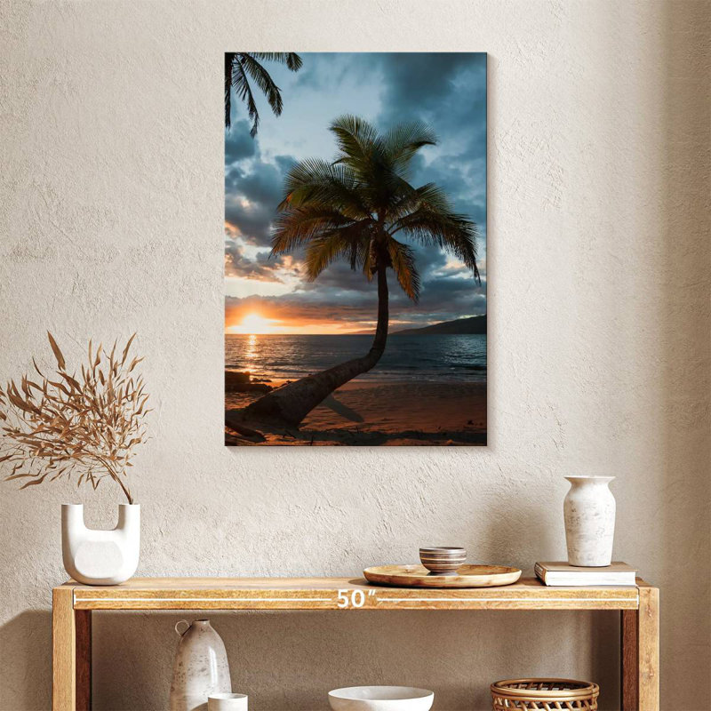 Palmier Bent Beach, H 36 po x l 24 po