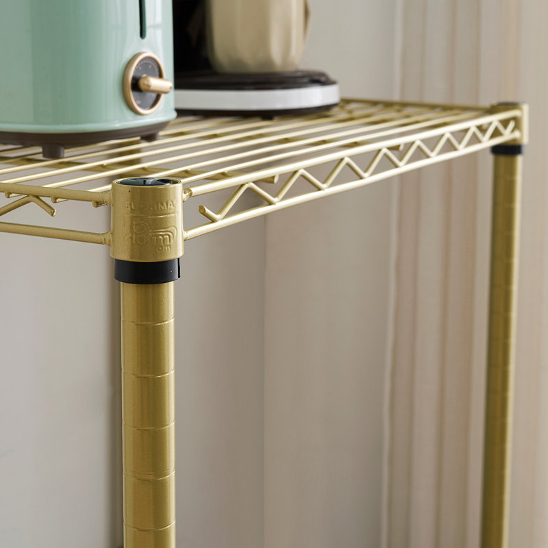 Étagère réglable H 52 po x l 24 po Supreme, Doré