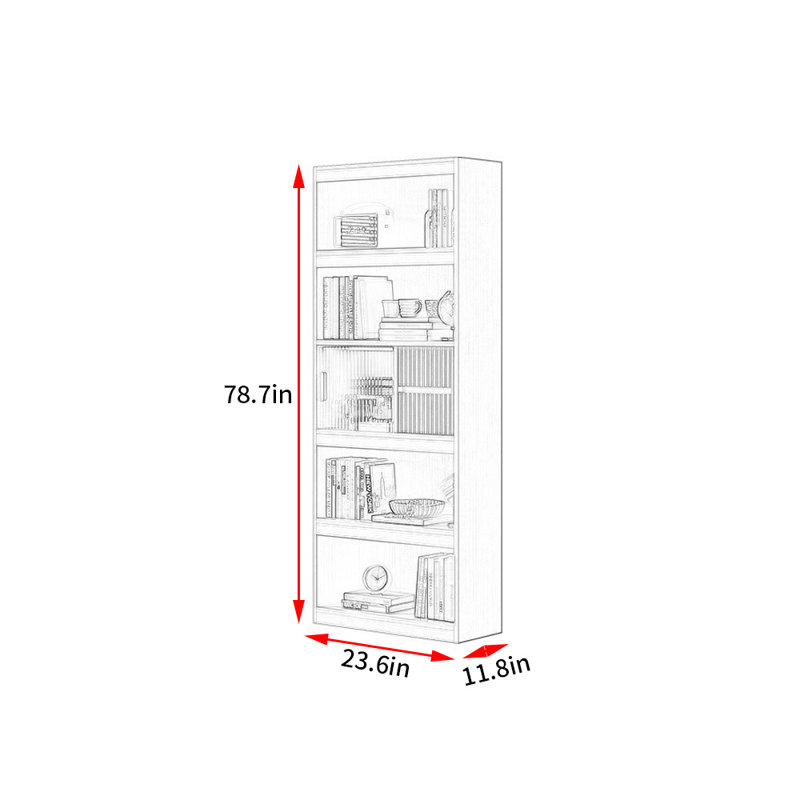 Callum, (4 tablettes) H 78,7 po x l 23,6 po x P 11,8 po