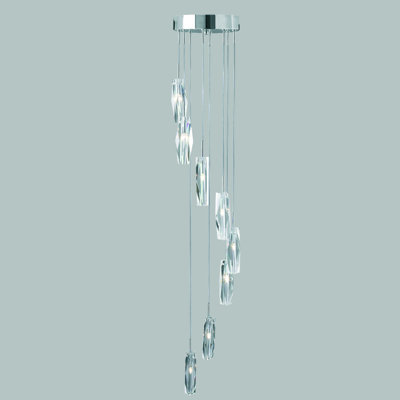 Neil 8 - Light Chrome Cluster Pendant