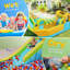 Jeu gonflable avec piscine