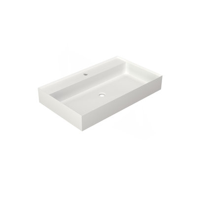 Stone Resin Solid Surface Bathroom Vanity Basin Sink