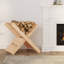 47cm W Solid Wood Log Rack-92590563