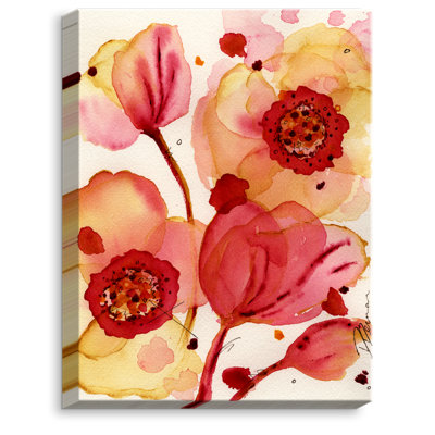 « pop », reproduction de peinture à l’aquarelle sur toile encadrée