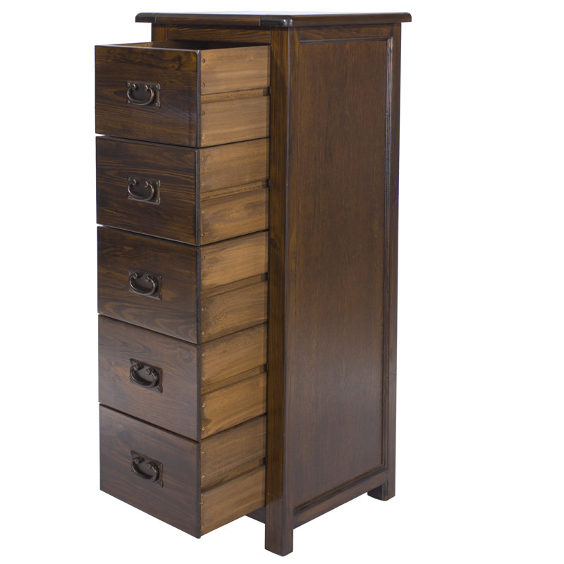 Somerville 5 Drawer narrow chest of drawers