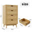 Solid Wood 55cm W 4 - Drawer Chest of Drawers-163956148