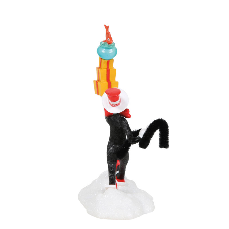Figurine 5,66 pouces, le chat au chapeau, département 56 Dr. Seuss Village