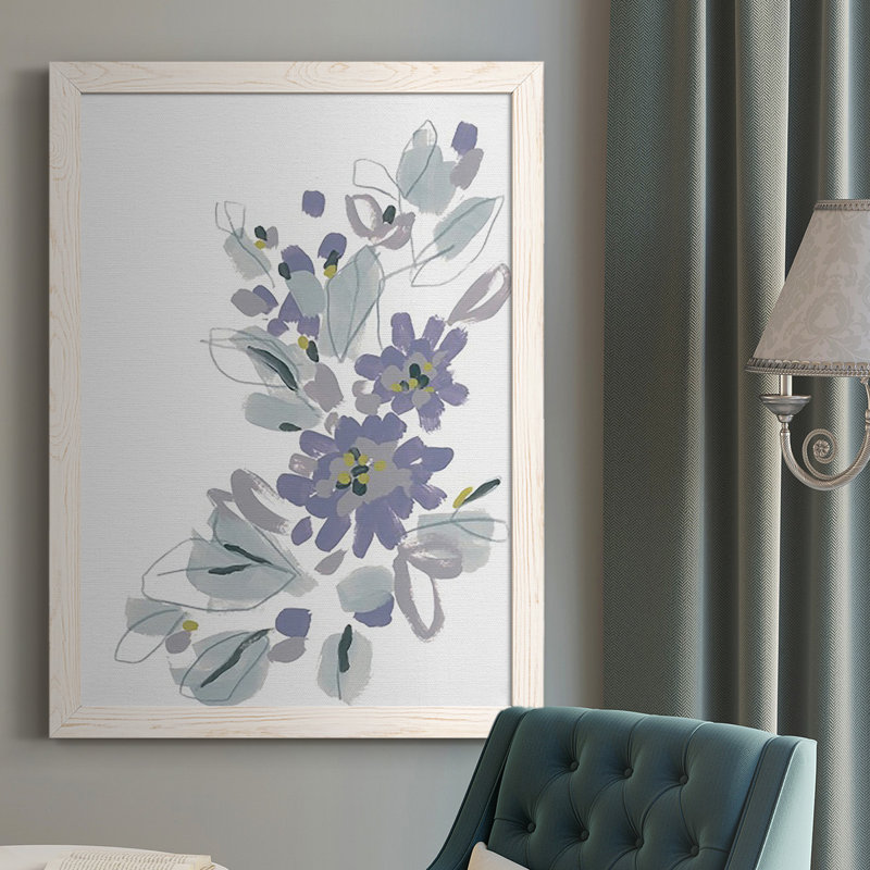 Bernache Periwinkle Patch II, Blanc, H 43,5 po x l 31,5 po x P 1 po