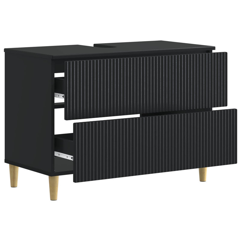Under Sink Cabinet, Black