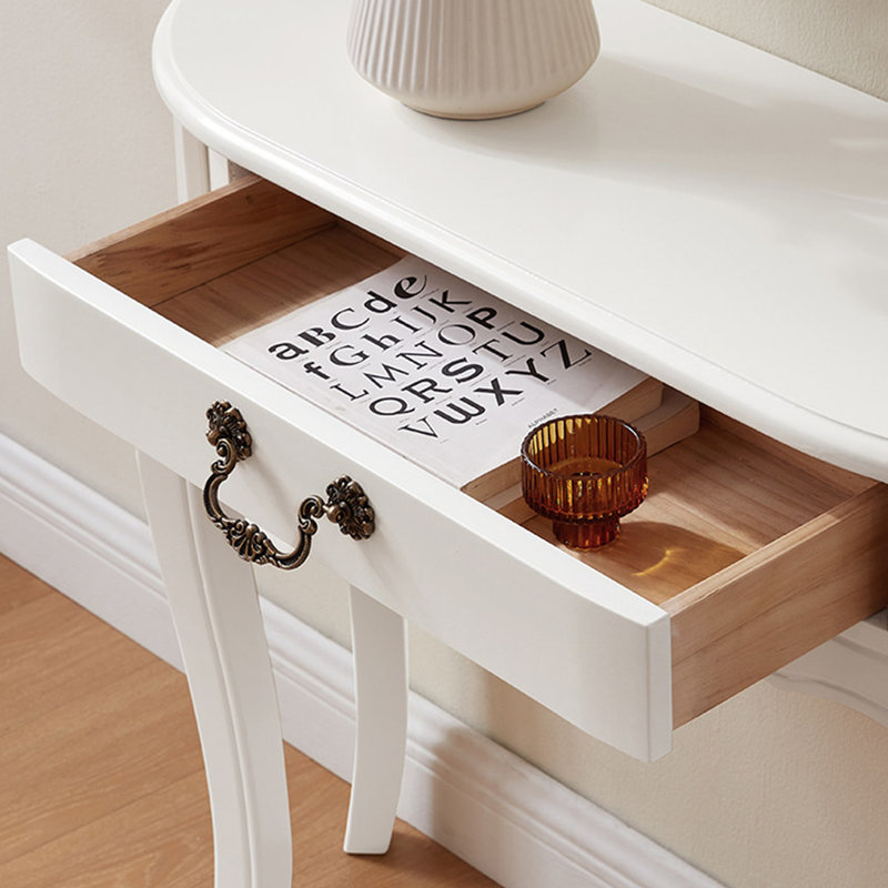 Console Retro, 23.62, Blanc