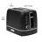 2 Slice Toaster Wide Slot with Removable Crumb Tray, Variable Browning Control, black-97962200