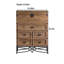 Armoire d'appoint en bois massif rétro