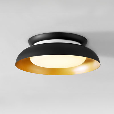 Matte Black LED Integrated Flush Mount