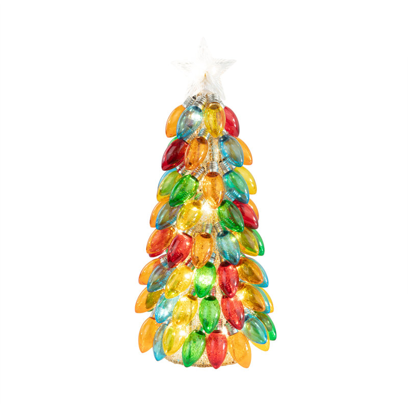 Arbre d'extérieur rétro C9 - multicolore