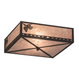 Rustic Lodge 2 - Light Flush Mount