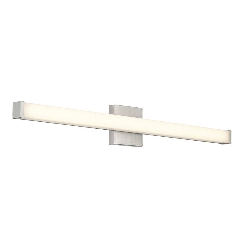 Éclairage pour meuble-lavabo à DEL Ronning, H 2 po x l 36 po x P 2 po, Nickel brossé