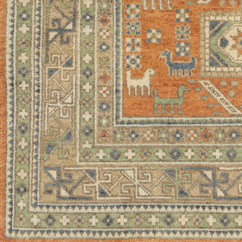 Levasseur Wool Oriental Area Rug, Rectangle 2' x 3'