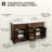 Hermes 60 " W Freestanding Standard 2 Double Vanity Bathroom Vanity With Marble Top-1842365764