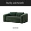 Canapé-lit escamotable pliable 71 po 2-en-1 avec accoudoirs et coussins de dossier, canapé-lit convertible en chenille désossé, avec matelas, lit de repos, canapé-lit, salon, chambre d'amis, dortoir-795292494