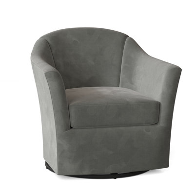 Fauteuil demi-tonneau pivotant de 33,5 po Barry