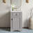 20" Freestanding Single Bathroom Vanity With Ceramic Sink & Soft-Close Door-2096066997