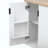 Fluted Kitchen Island with Drop Leaf-1690713889