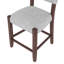 Tabourets de bar 4 pièces gris Mid Century Modern avec dossier et mousse haute densité-2004459514