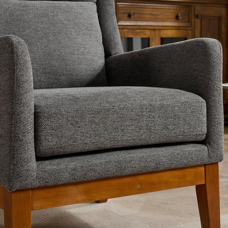 Fauteuil d'appoint à dossier haut