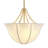 Aire 4-Light Small Chandelier, Off-White Linen-135533113