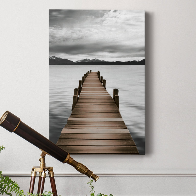 Mountain Jetty - Photographie sur toile tendue, H 36 po x l 24 po x P 1 po