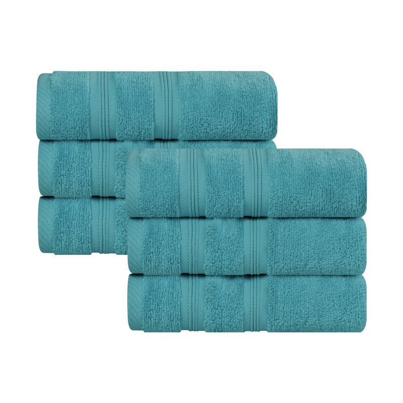 Ensemble de serviettes 100% coton Superior Smart Dry Zero Twist , Turquoise