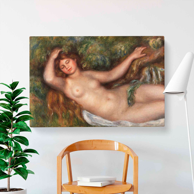 Reclining Nude by Pierre-Auguste Renoir - Wrapped Canvas, 40cm H x 60cm W x 3cm D