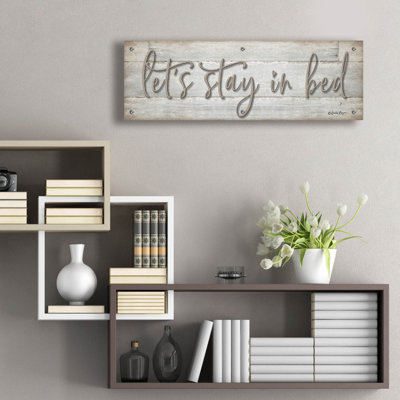 'Let's Stay in Bed' by Susie Boyer, Acrylic Glass Wall Art
