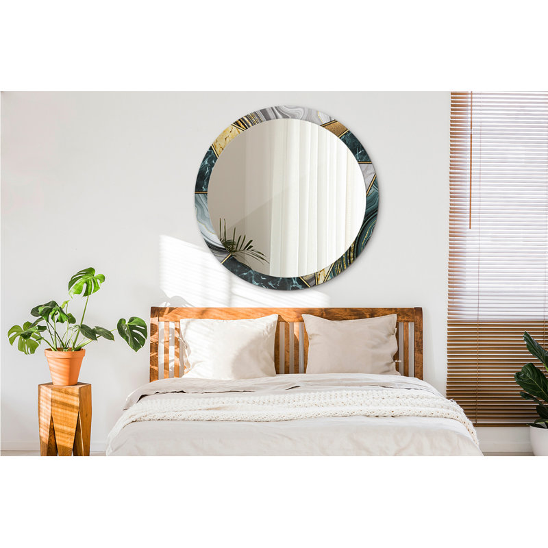 Huldar Glass Flat Wall Mirror