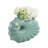 Earthenware Decorative Vase - Ceramic Sculptural Accent, Modern Tabletop Decor For Home, Office, Bedroom, Or Living Room - 11" Green