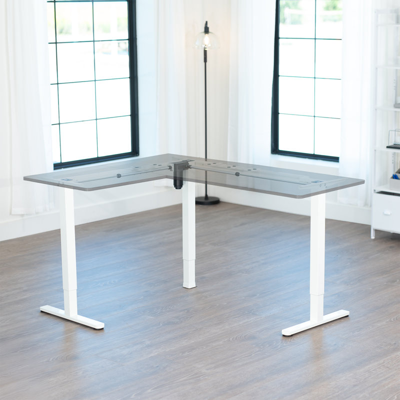 Structure de bureau VIVO, H 27,7 po x l 54,8 po x P 47 po, Blanc