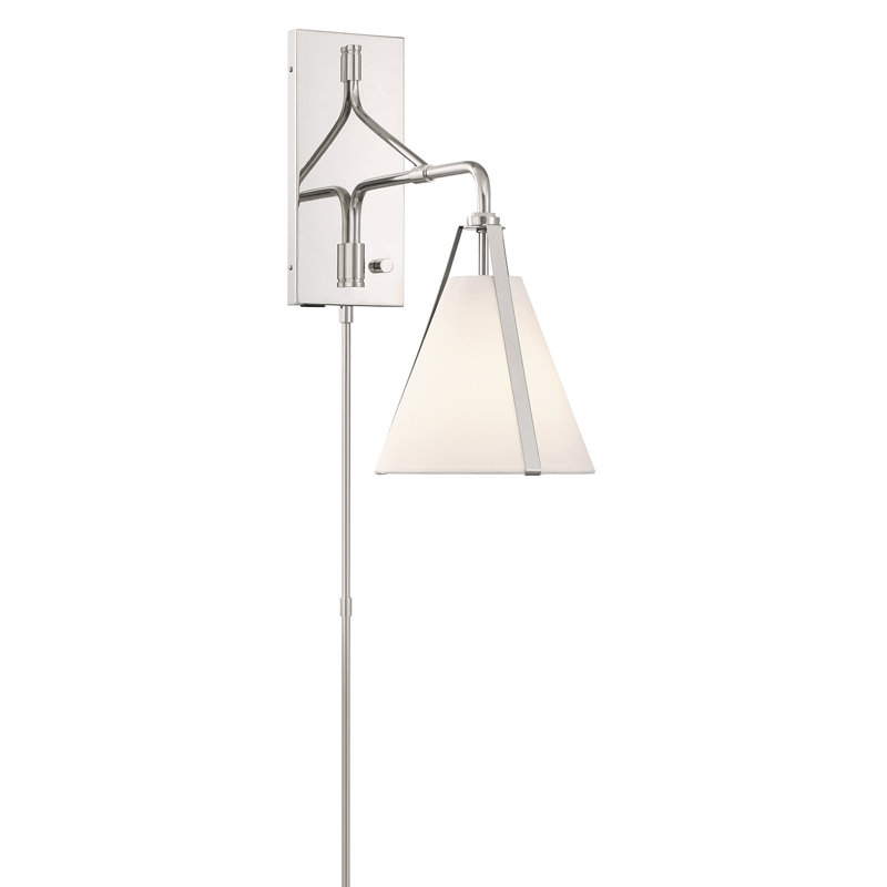 Bergen 1 Light Task Sconce, Nickel