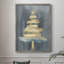 «Christmas Holiday Art CXCI», reproduction d'art encadrée - bois massif-1275984145