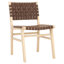 Chaise d'appoint en cuir Alston-1282222454