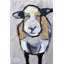 « grinning mouton », reproduction d’art sur toile tendue encadrée-20841480