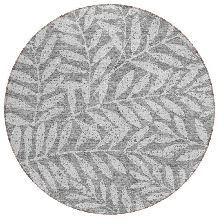Malek Washable Floral Indoor / Outdoor Rug