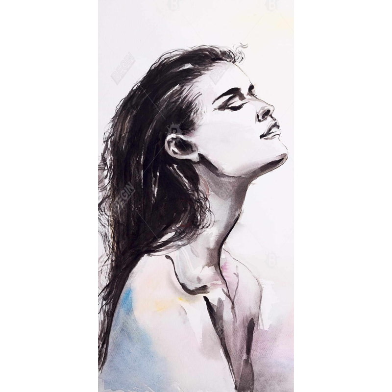 Bare skin - 15.75"x31.50" Desk mat
