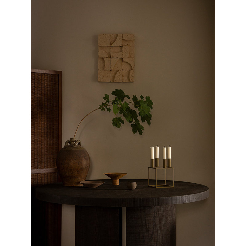 Kubus Candelabra, Olive