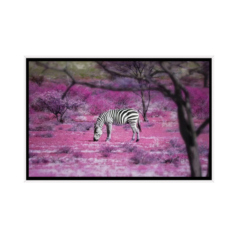 Kenya VII by Ben Heine - Print on Canvas, White Framed, 101.6 cm H x 66.04 cm W