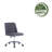 Nisa Fabric Office Chair with Chrome Base-85836864